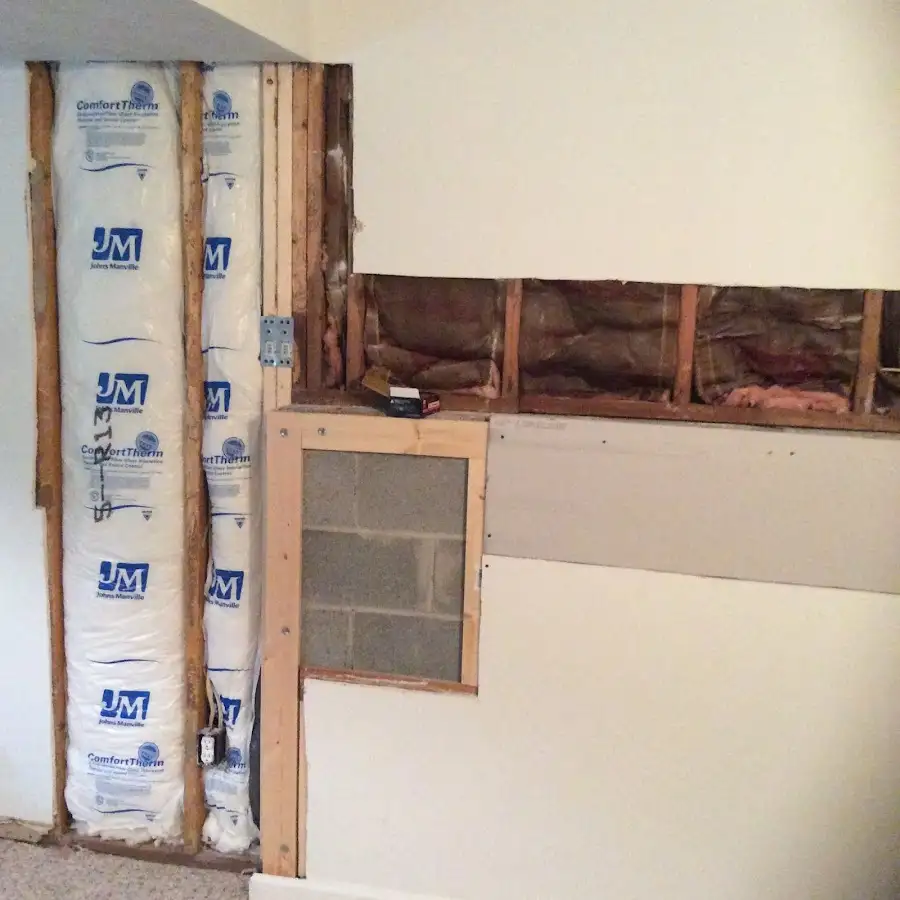 Wall insulation replacement during Odor Removal & Deodorization in Florence